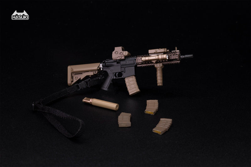 HASUKI WM-04A Assault Rifle Set Black Gold 1/12 Action Figure Option Part JAPAN