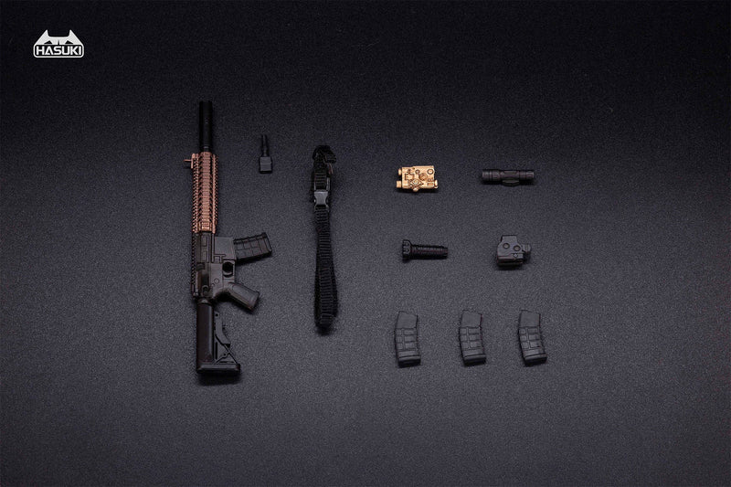 HASUKI WM-04B Assault Rifle Set Black 1/12 Action Figure Option Part JAPAN