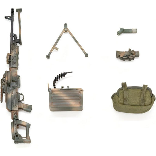 WM-05C Regular Machine Gun Set Jungle Camouflage 1/12 Action Figure Option Part