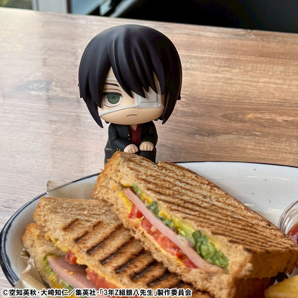 MegaHouse LookUp 3 Nen Z Gumi Ginpachi Sensei Shinsuke Takasugi Figure JAPAN