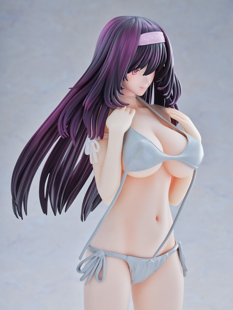 Toshi Tsutakaze Original Tomoe Sakura Swimsuit Black Hair Wholesome Ver. Figure