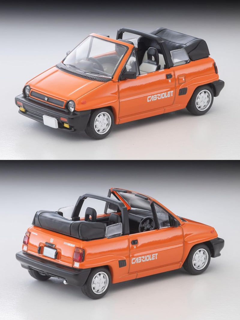 Tomytec Tomica Limited Vintage NEO LV-N262c Honda City Cabriolet Orange 84 1/64