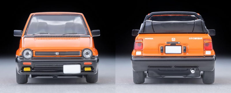 Tomytec Tomica Limited Vintage NEO LV-N262c Honda City Cabriolet Orange 84 1/64