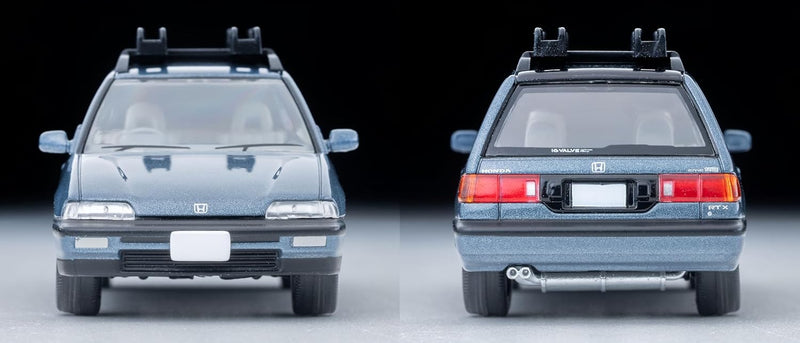 Tomica LV-N297c Honda Civic Shuttle RT X Blue 90 Figure with Mountain Bike 1/64