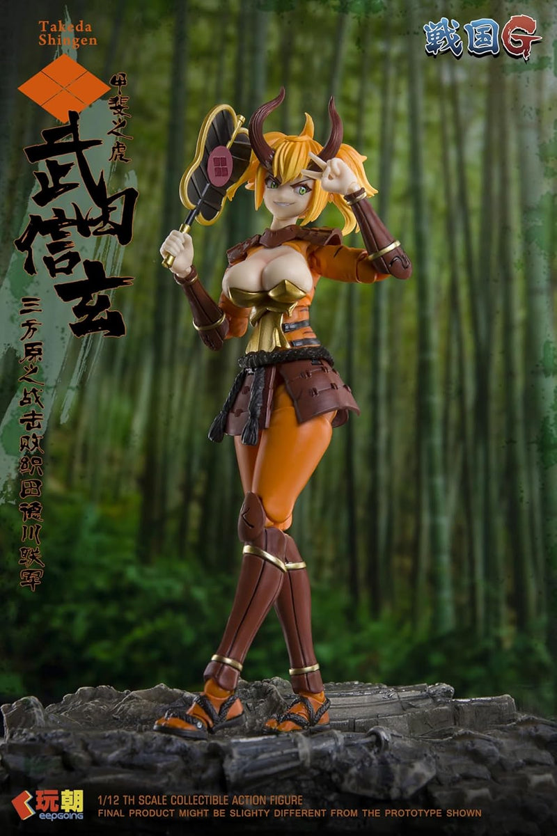 KEEPGOING Studio Sengoku G Series Shingen Takeda 1/12 Action Figure JAPAN