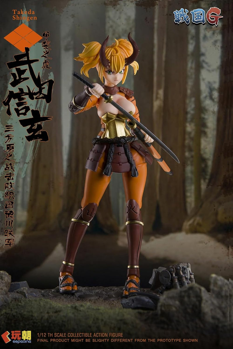 KEEPGOING Studio Sengoku G Series Shingen Takeda 1/12 Action Figure JAPAN