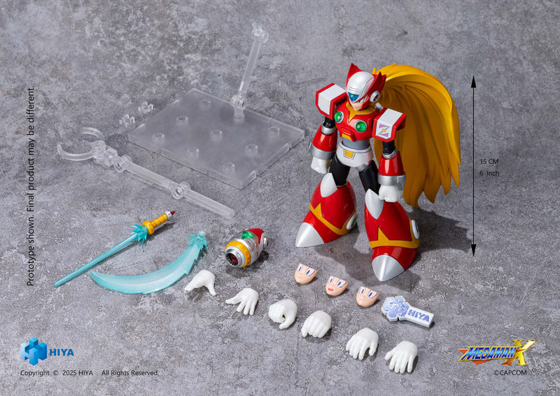 Hiya Toys Mega Man X Action Figure Zero Action Figure JAPAN OFFICIAL