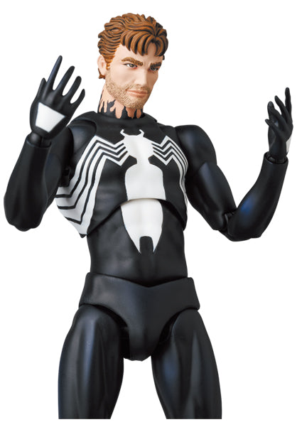 Medicom Toy MAFEX No.147 Spider Man Black Costume Comic Ver. Action Figure JAPAN
