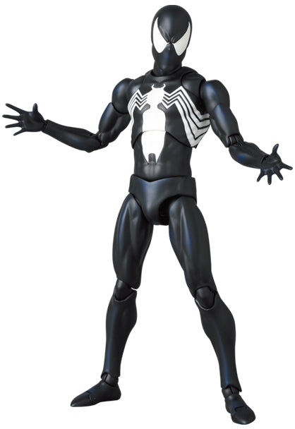 Medicom Toy MAFEX No.147 Spider Man Black Costume Comic Ver. Action Figure JAPAN