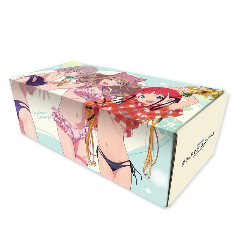 GRIDMAN UNIVERSE Yume & Chise & Mujina Swimsuit New Illustration Storage Box