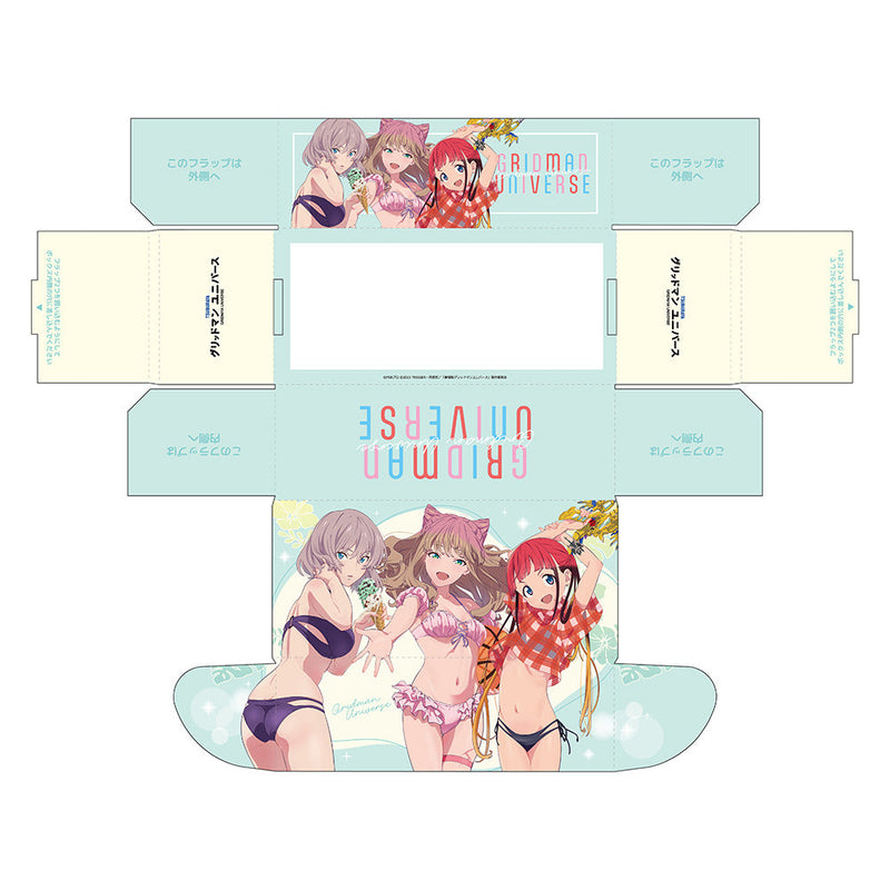 GRIDMAN UNIVERSE Yume & Chise & Mujina Swimsuit New Illustration Storage Box