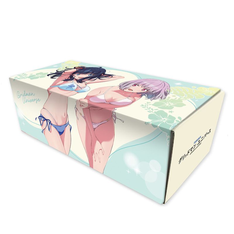 GRIDMAN UNIVERSE Rikka & Akane Swimsuit New Illustration Storage Box JAPAN