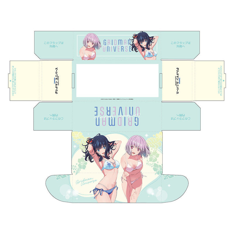 GRIDMAN UNIVERSE Rikka & Akane Swimsuit New Illustration Storage Box JAPAN