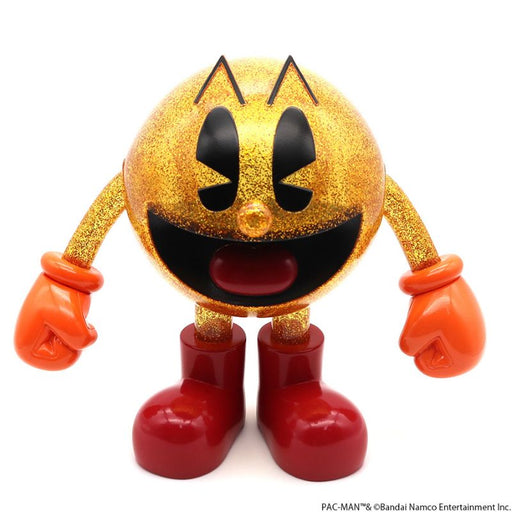 ELECTRIC TOYS SOFVIPS Pac Man Clear Yellow Glitter Figure JAPAN OFFICIAL