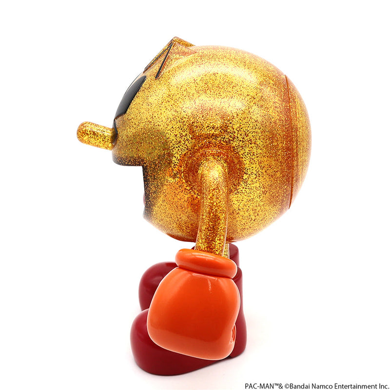 ELECTRIC TOYS SOFVIPS Pac Man Clear Yellow Glitter Figure JAPAN OFFICIAL