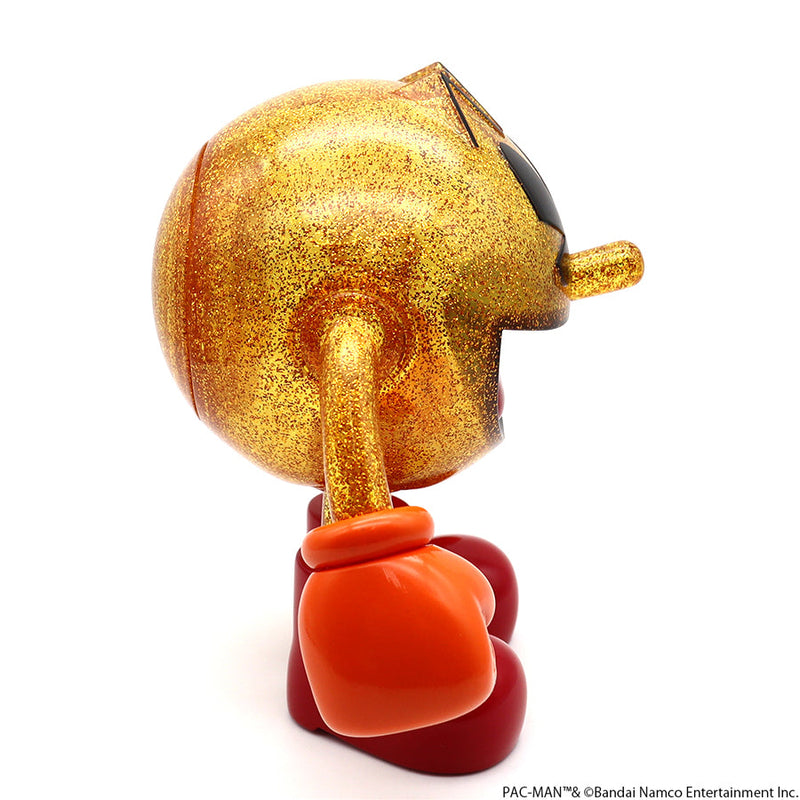 ELECTRIC TOYS SOFVIPS Pac Man Clear Yellow Glitter Figure JAPAN OFFICIAL