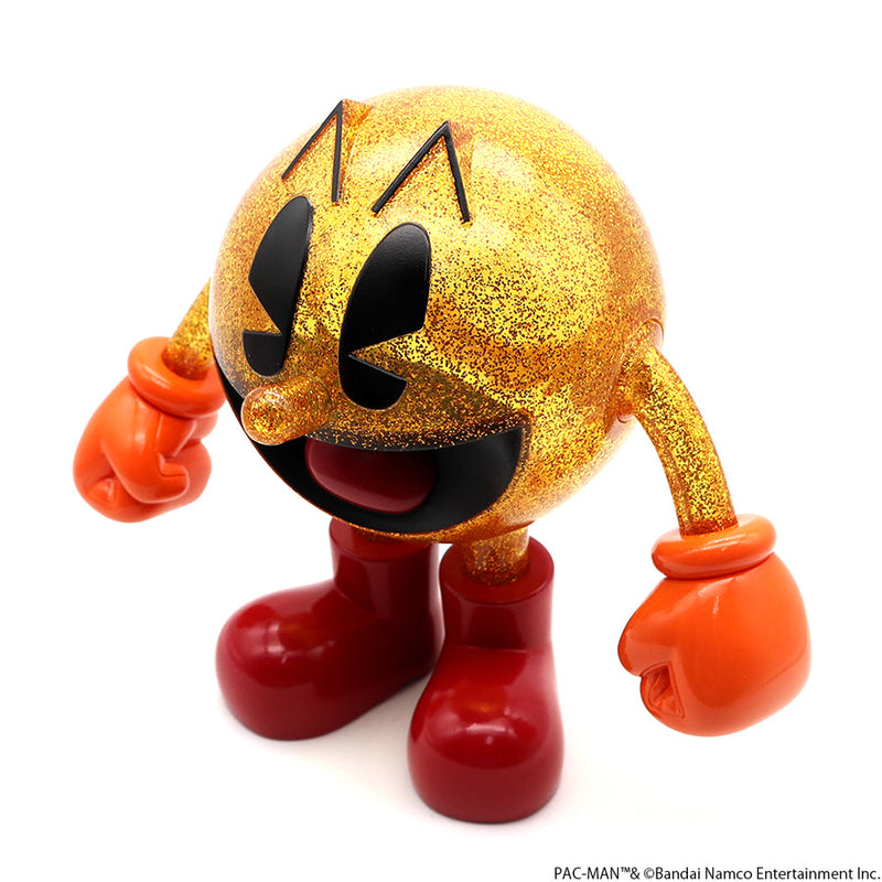 ELECTRIC TOYS SOFVIPS Pac Man Clear Yellow Glitter Figure JAPAN OFFICIAL