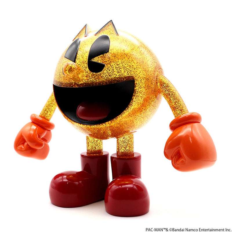 ELECTRIC TOYS SOFVIPS Pac Man Clear Yellow Glitter Figure JAPAN OFFICIAL