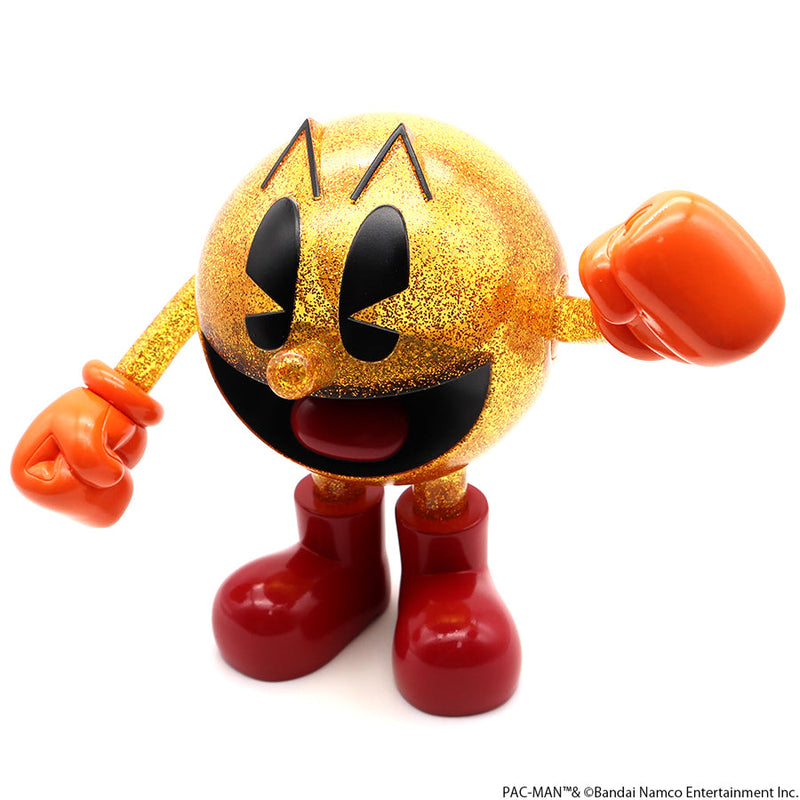 ELECTRIC TOYS SOFVIPS Pac Man Clear Yellow Glitter Figure JAPAN OFFICIAL