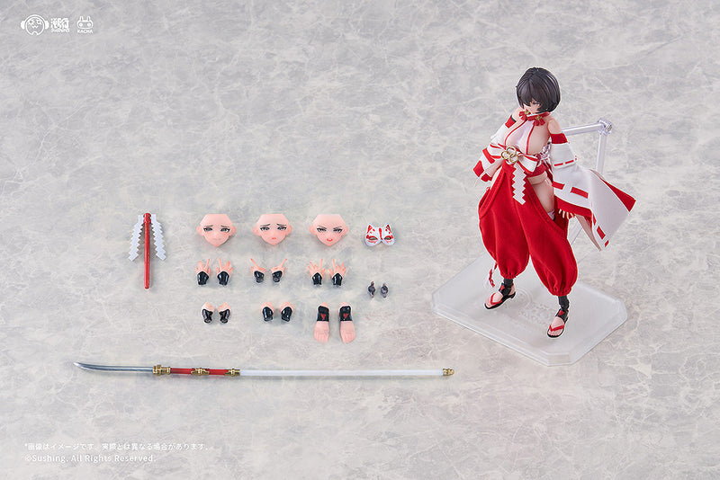 Sushing Combat Priestess Kikyou Uefuji 1/12 Action Figure JAPAN OFFICIAL