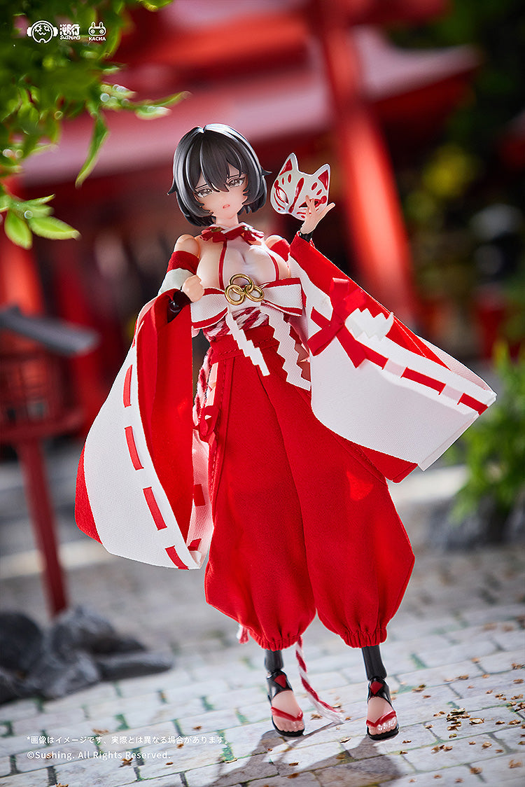 Sushing Combat Priestess Kikyou Uefuji 1/12 Action Figure JAPAN OFFICIAL