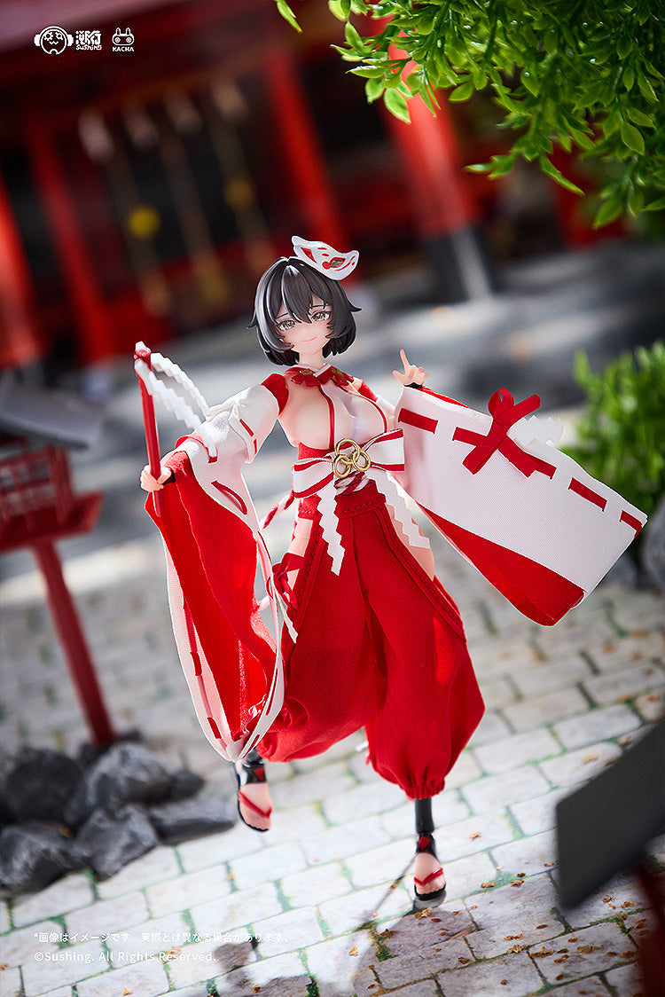 Sushing Combat Priestess Kikyou Uefuji 1/12 Action Figure JAPAN OFFICIAL