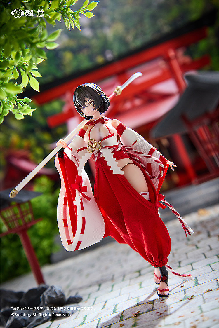 Sushing Combat Priestess Kikyou Uefuji 1/12 Action Figure JAPAN OFFICIAL