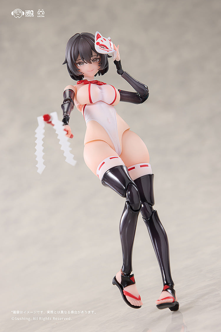 Sushing Combat Priestess Kikyou Uefuji 1/12 Action Figure JAPAN OFFICIAL