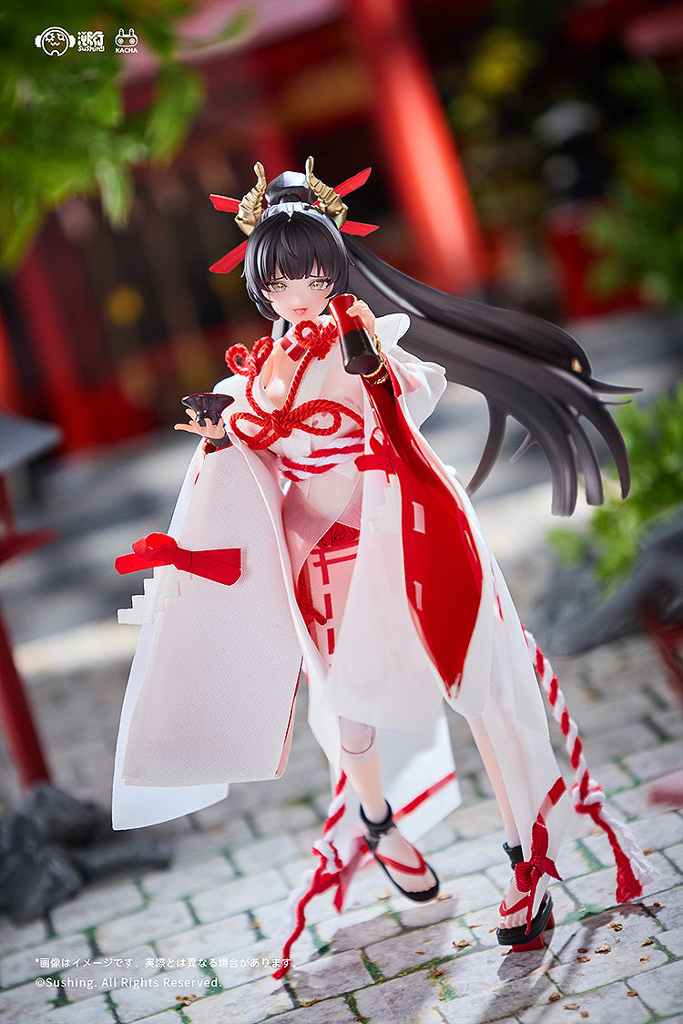Sushing Combat Priestess Sakura Uefuji 1/12 Action Figure JAPAN OFFICIAL