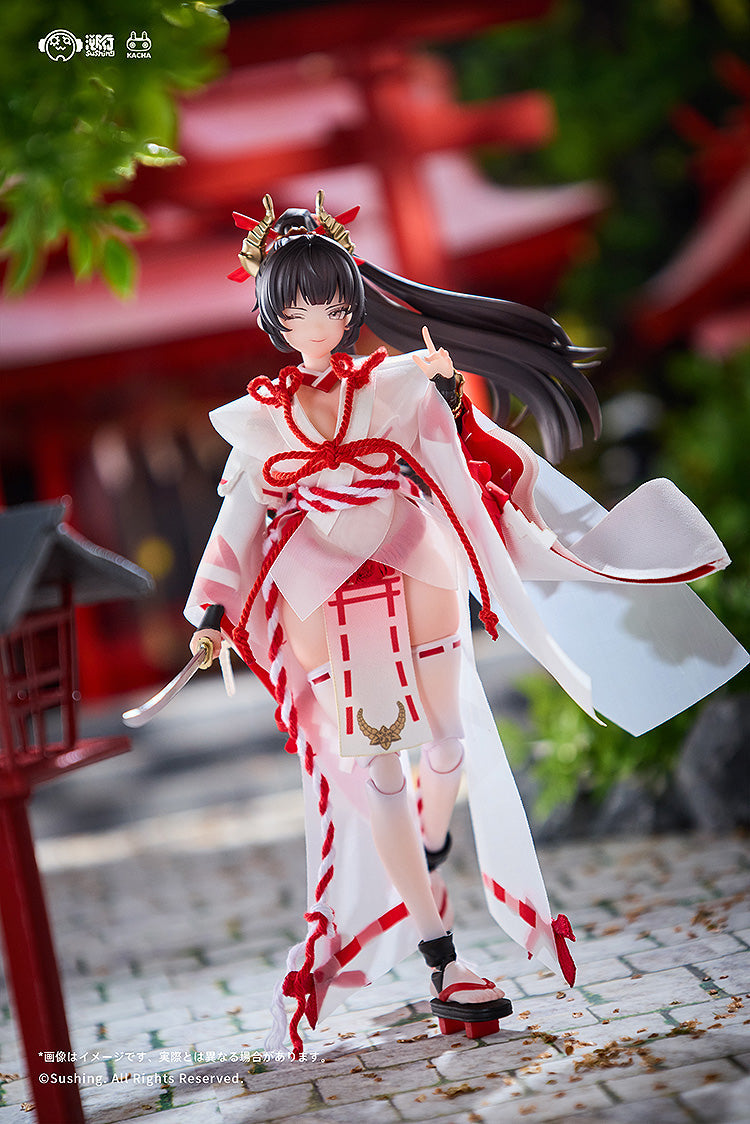 Sushing Combat Priestess Sakura Uefuji 1/12 Action Figure JAPAN OFFICIAL