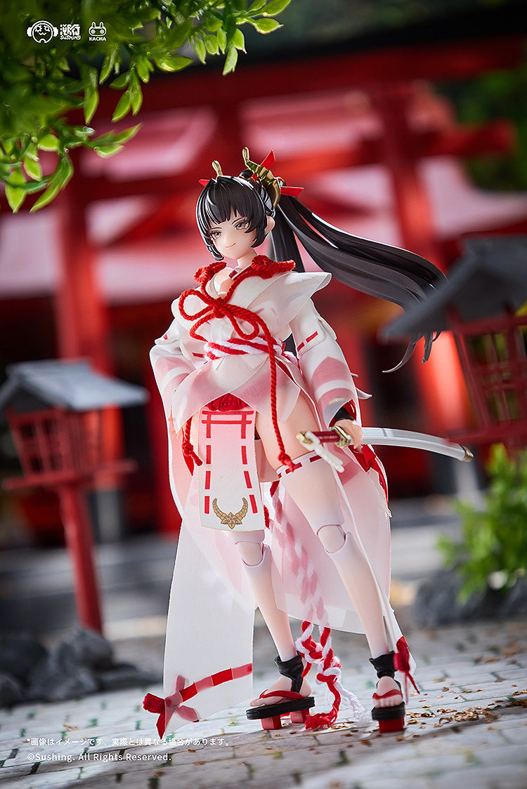 Sushing Combat Priestess Sakura Uefuji 1/12 Action Figure JAPAN OFFICIAL