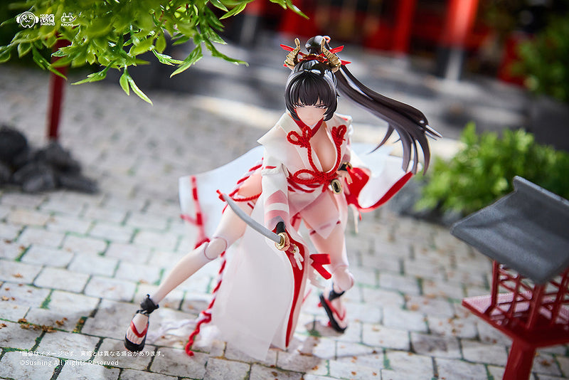 Sushing Combat Priestess Sakura Uefuji 1/12 Action Figure JAPAN OFFICIAL