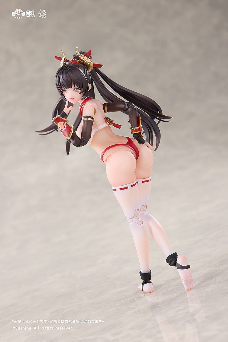 Sushing Combat Priestess Sakura Uefuji 1/12 Action Figure JAPAN OFFICIAL