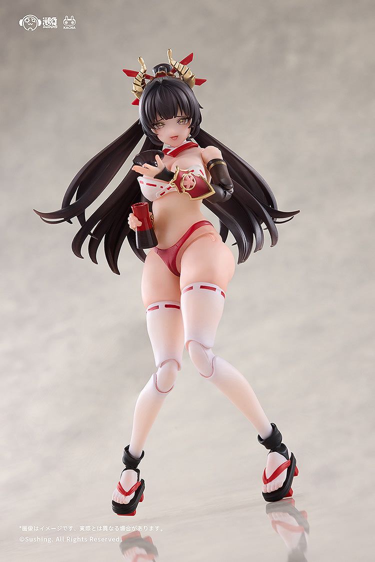 Sushing Combat Priestess Sakura Uefuji 1/12 Action Figure JAPAN OFFICIAL