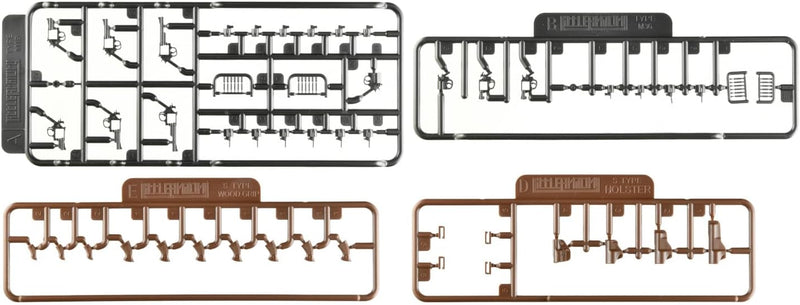 Tomytec LittleArmory LA111 Revolver Set B 1/12 Model Kit JAPAN OFFICIAL