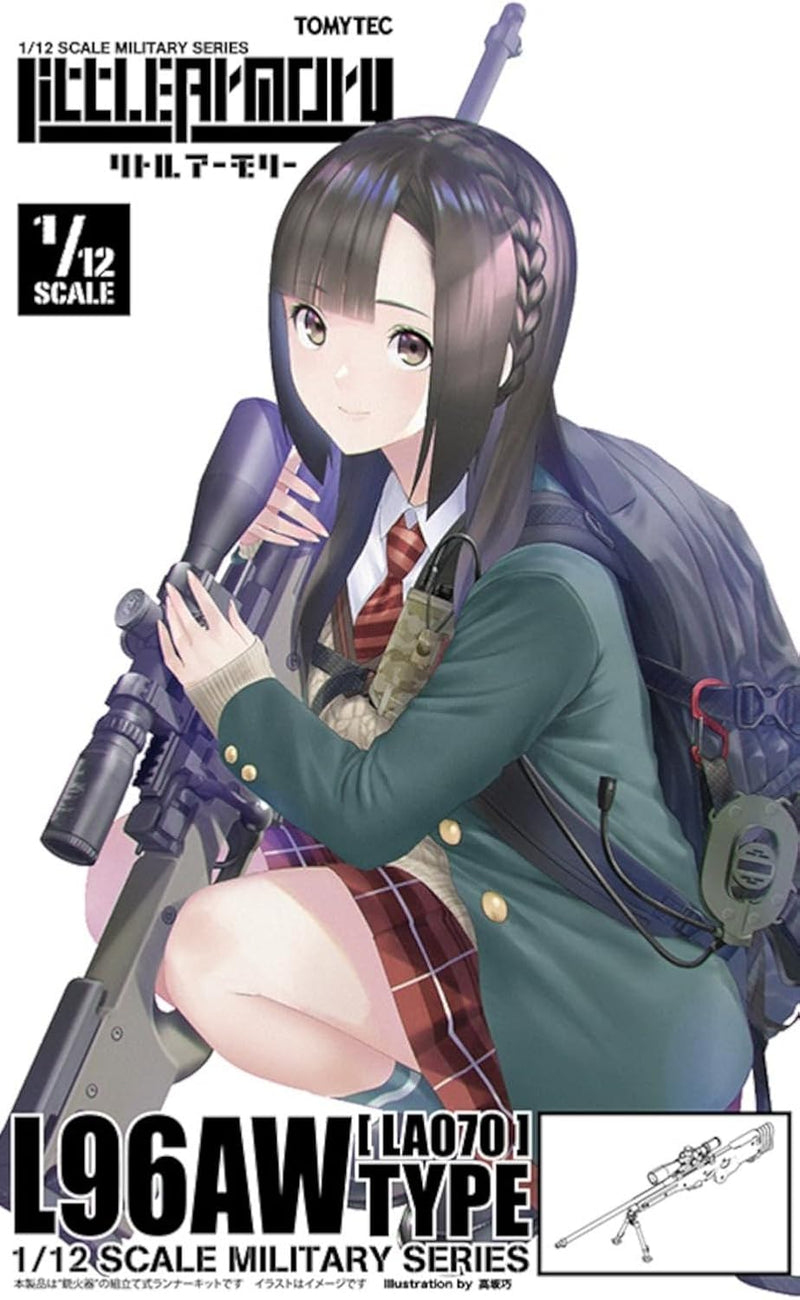 Tomytec LittleArmory LA070 L96AW Type 1/12 Model Kit JAPAN OFFICIAL