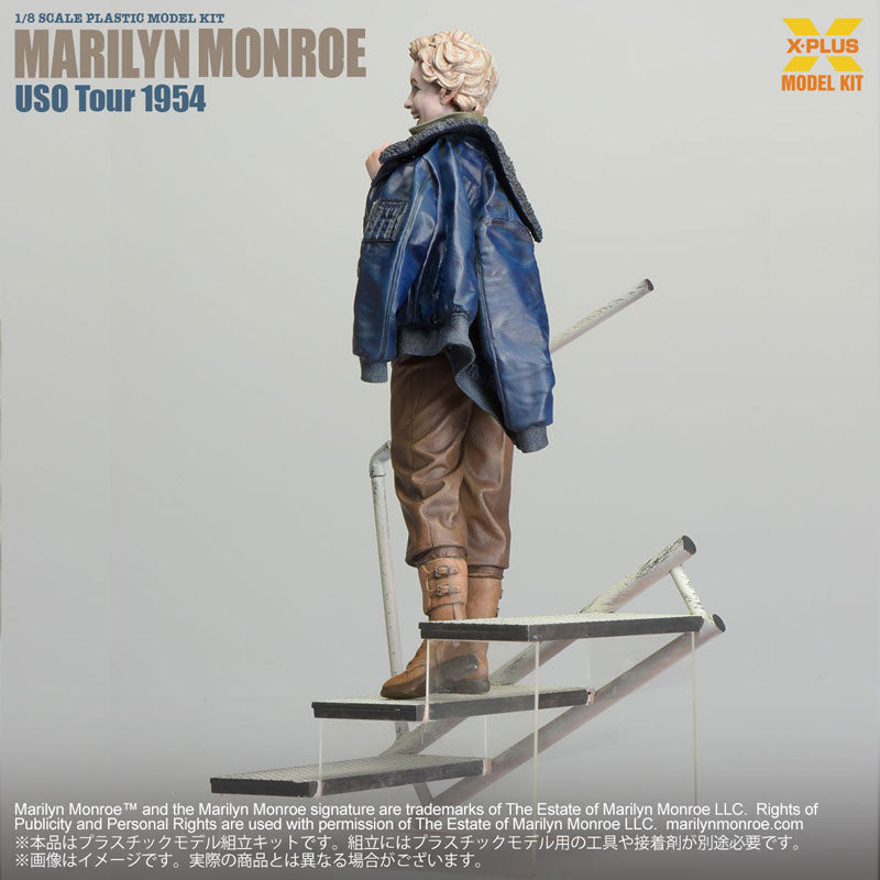X-PLUS Marilyn Monroe U.S.O. Tour 1954 1/8 Model Kit JAPAN OFFICIAL