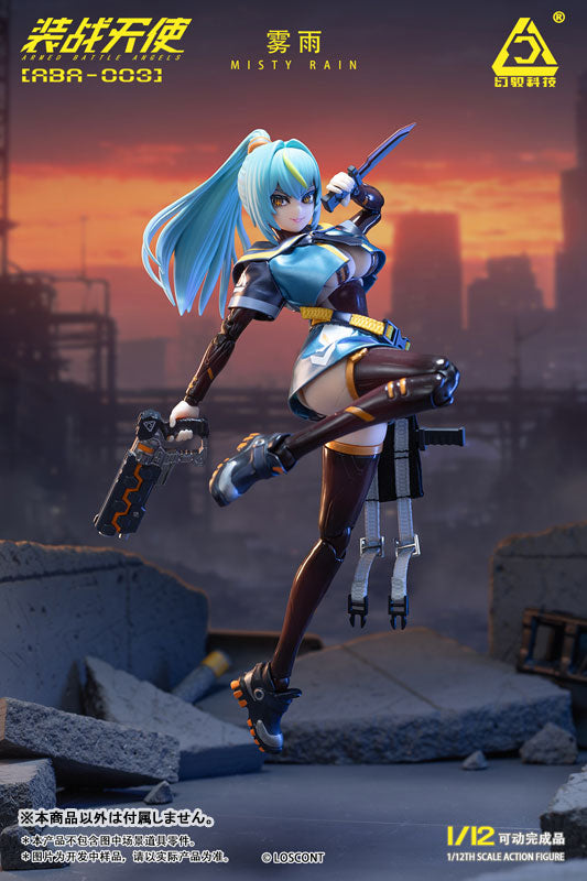 LOSCONT Armed Battle Angels Series ABA-003 Misty Rain 1/12 Action Figure JAPAN