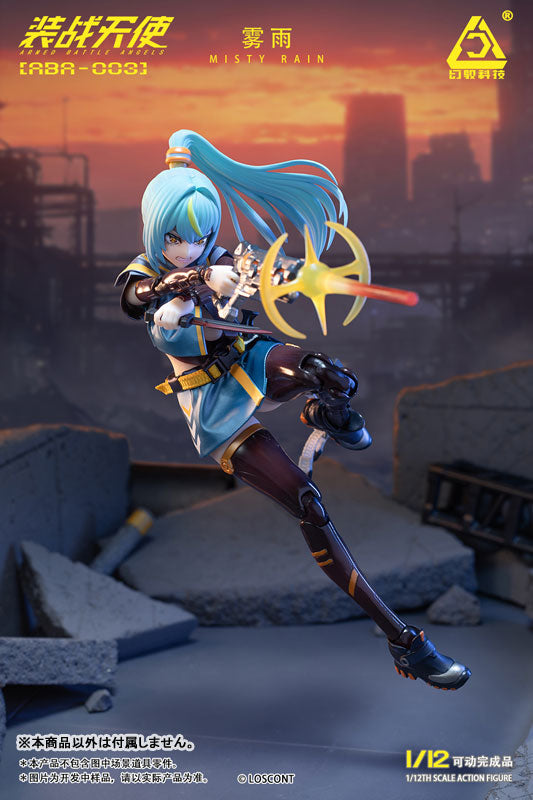 LOSCONT Armed Battle Angels Series ABA-003 Misty Rain 1/12 Action Figure JAPAN