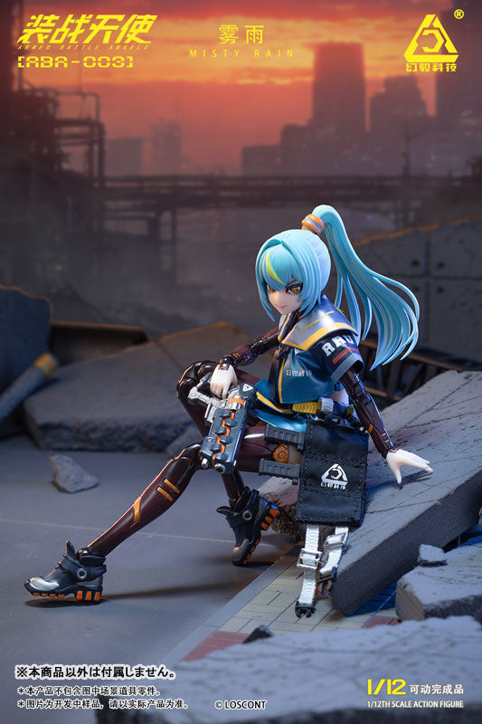 LOSCONT Armed Battle Angels Series ABA-003 Misty Rain 1/12 Action Figure JAPAN