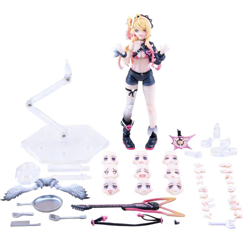 EXSSRION Demonic Sound Hoshikawa Neco Yellow Hair Ver. 1/12 Action Figure JAPAN