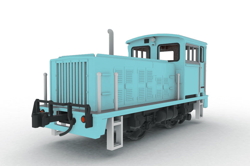 Plum Small Locomotive L Type Blue 1/80 Model Kit JAPAN OFFICIAL