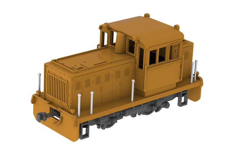 Plum Small Locomotive Convex Type Yellow 1/80 Model Kit JAPAN OFFICIAL