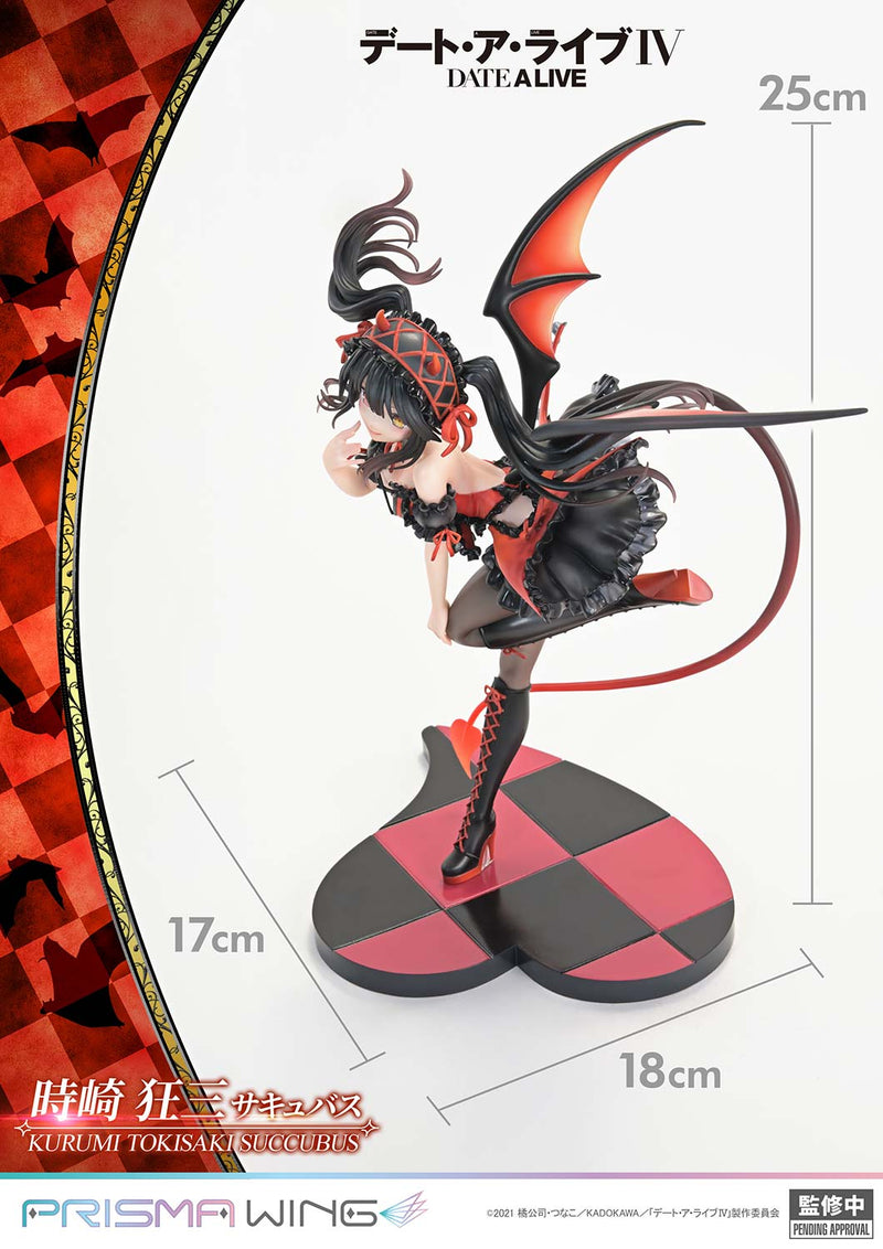 Prime 1 Studio PRISMA WING Date A Live Kurumi Tokisaki Succubus 1/7 Figure JAPAN