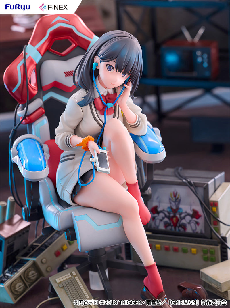 FuRyu SSSS.GRIDMAN Rikka Takarada Gaming Chair ver. 1/7 Figure JAPAN OFFICIAL
