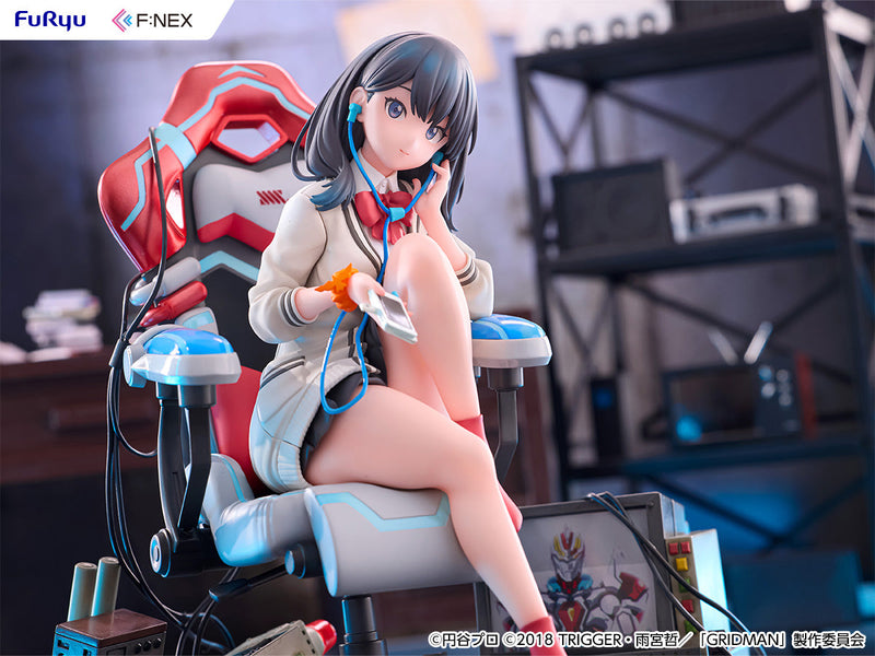 FuRyu SSSS.GRIDMAN Rikka Takarada Gaming Chair ver. 1/7 Figure JAPAN OFFICIAL