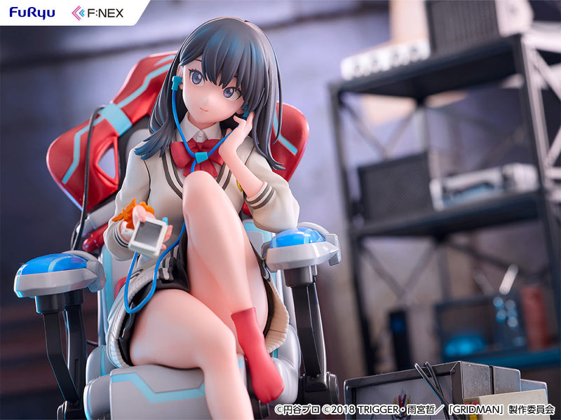 FuRyu SSSS.GRIDMAN Rikka Takarada Gaming Chair ver. 1/7 Figure JAPAN OFFICIAL