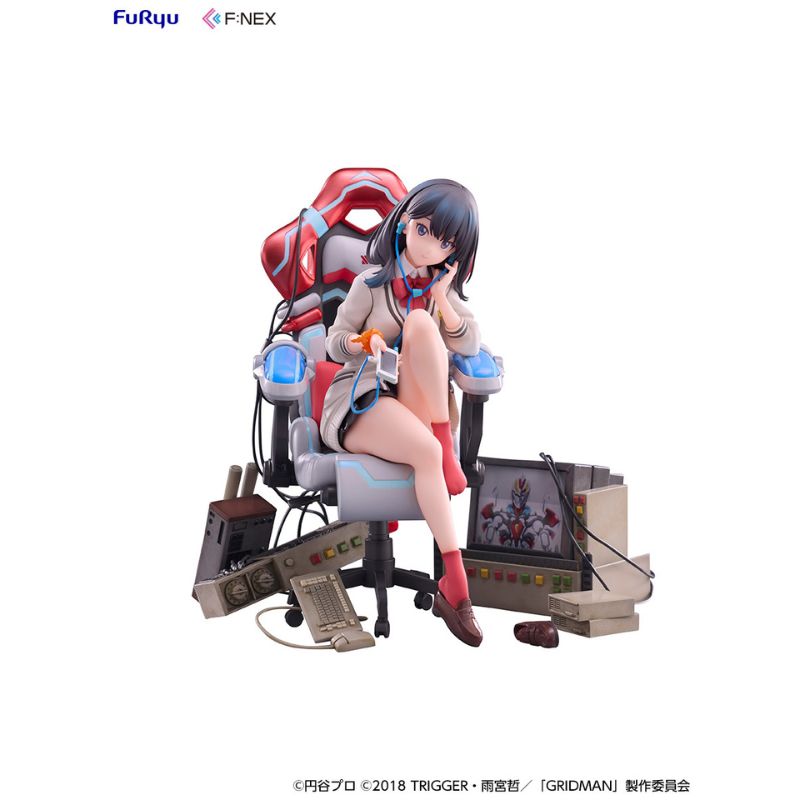 FuRyu SSSS.GRIDMAN Rikka Takarada Gaming Chair ver. 1/7 Figure JAPAN OFFICIAL