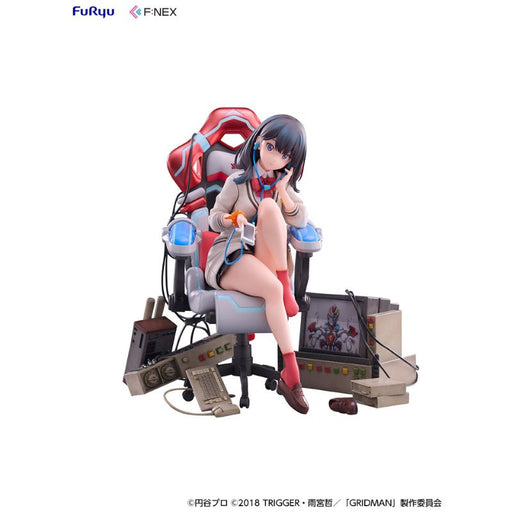 FuRyu SSSS.GRIDMAN Rikka Takarada Gaming Chair ver. 1/7 Figure JAPAN OFFICIAL