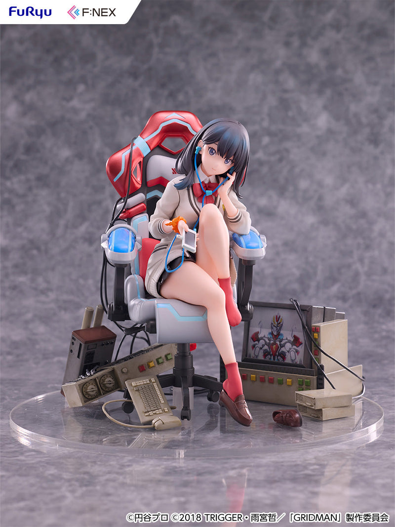 FuRyu SSSS.GRIDMAN Rikka Takarada Gaming Chair ver. 1/7 Figure JAPAN OFFICIAL